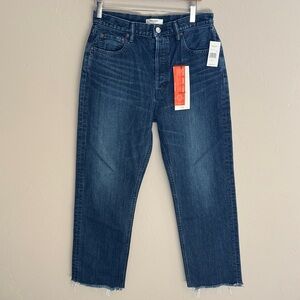 Moussy Dark Blue Straight Jeans